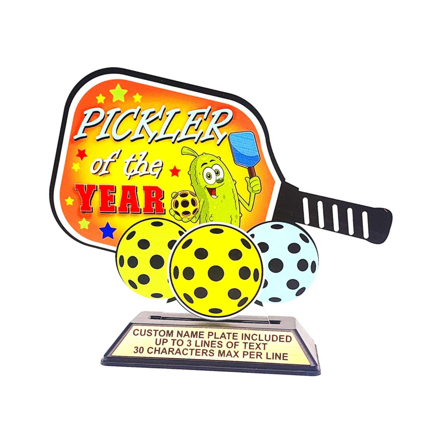 Customizable Pickleball Award Winning Prize Competitions and Tournaments Players