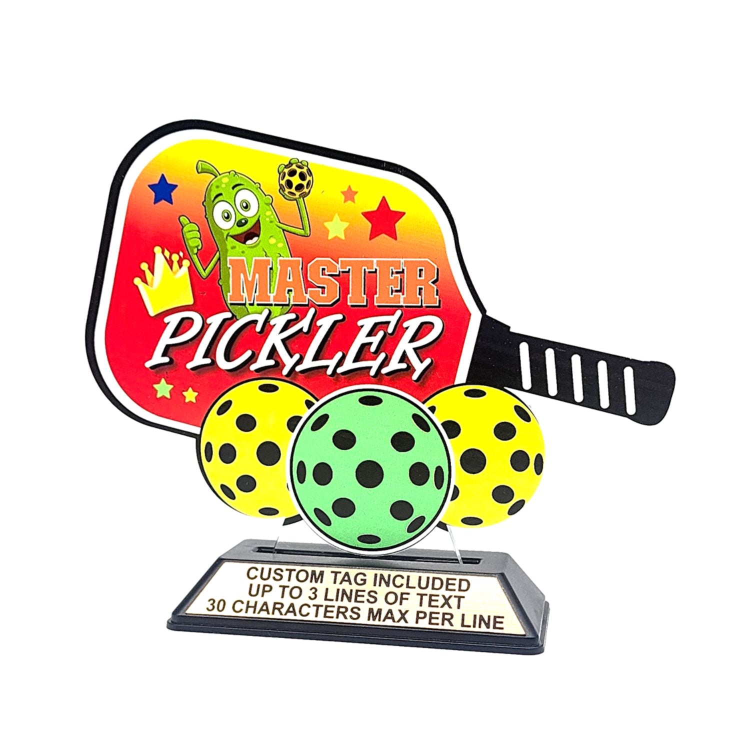 Customizable Pickleball Award Winning Prize Competitions and Tournaments Players