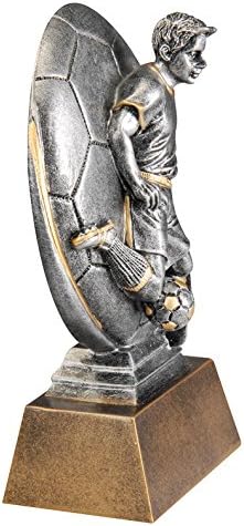 Etch Workz Customize Resin Design Award - 3D Motion Xtreme Soccer Resin Trophy