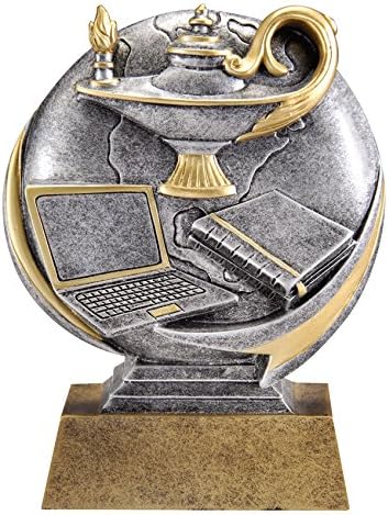 Etch Workz Customize 3D Lamp of Knowledge Trophy | Award for Academic Success