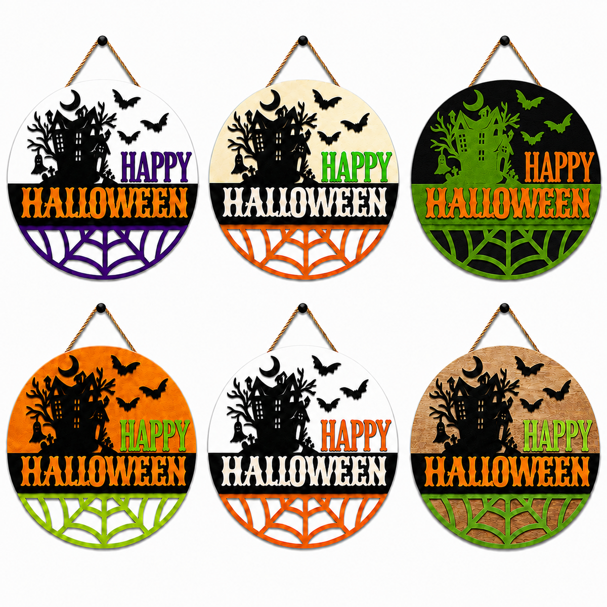 Happy Halloween Door Hanger DHHW001