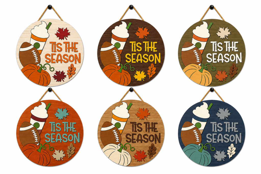 Tis The Season Door Hanger DHFL004