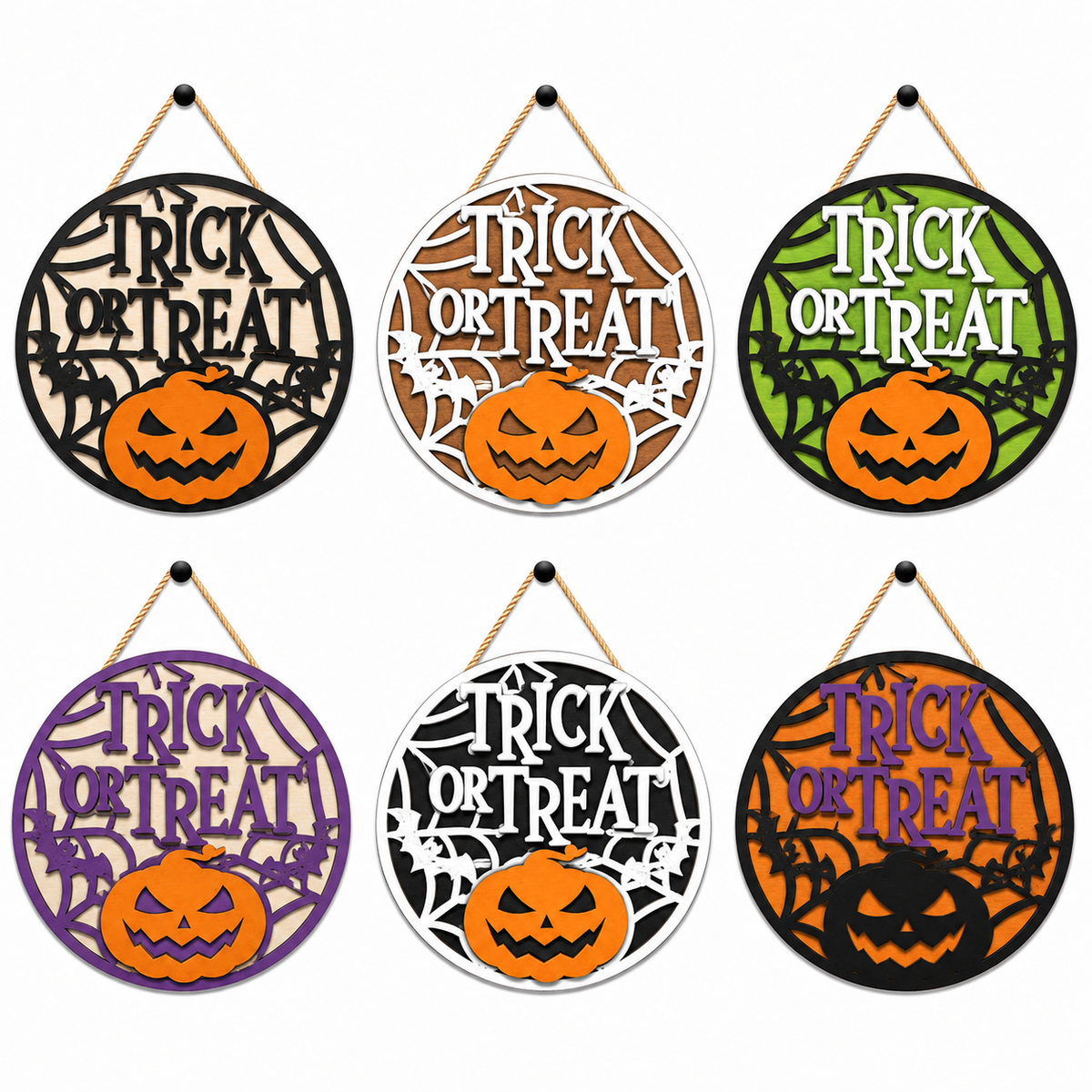 Trick or Treat Door Hanger DHHW003