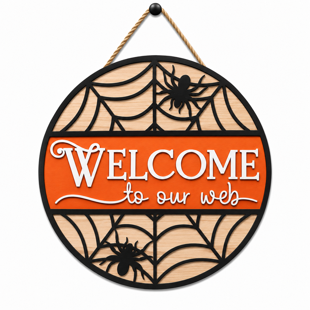 Welcome To Our Web Door Hanger DHHW005