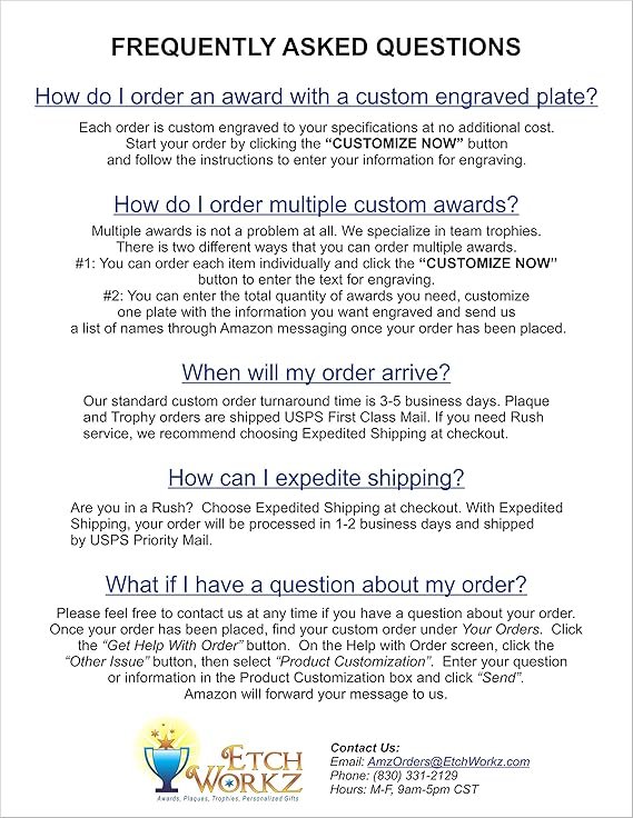 Etch Workz Customize 3D Lamp of Knowledge Trophy | Award for Academic Success